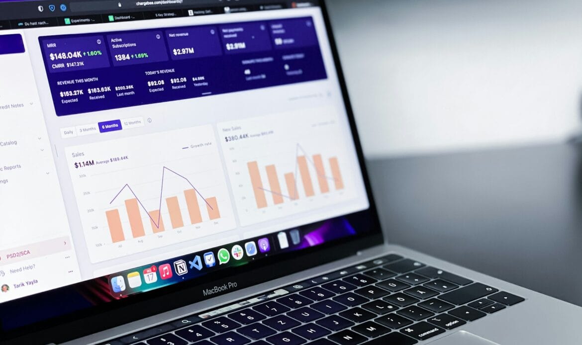 AI Internet Marketing Laptop