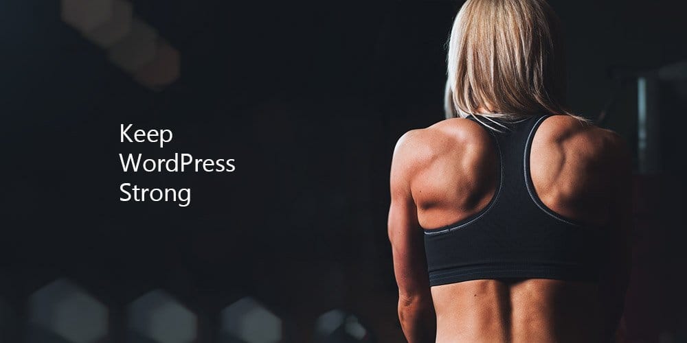 wordpress strong