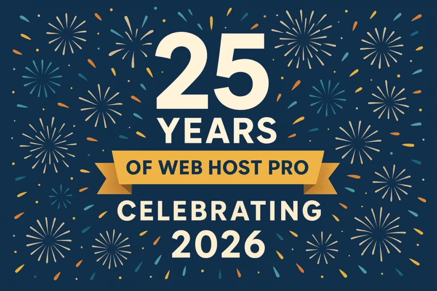 25 years of web hosting